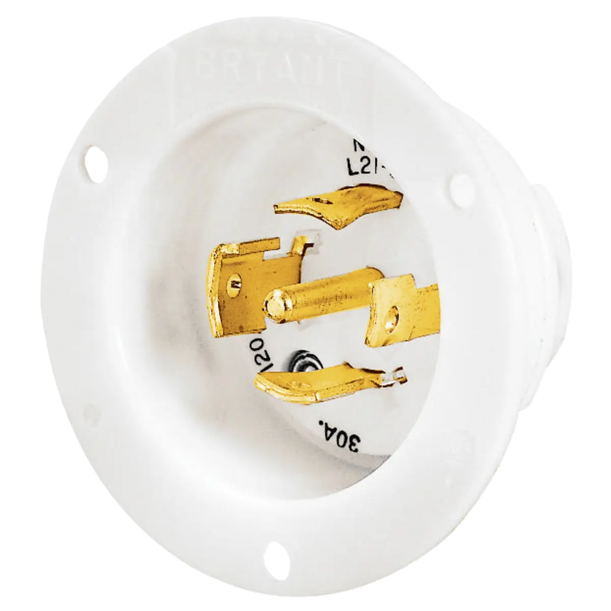 Conector Receptaculo Twist Lock 30a 120-208v L21-30p 72130MB Hubbell Bryant