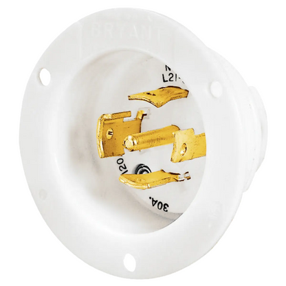 Conector Receptaculo Twist Lock 30a 120-208v L21-30p 72130MB Hubbell Bryant