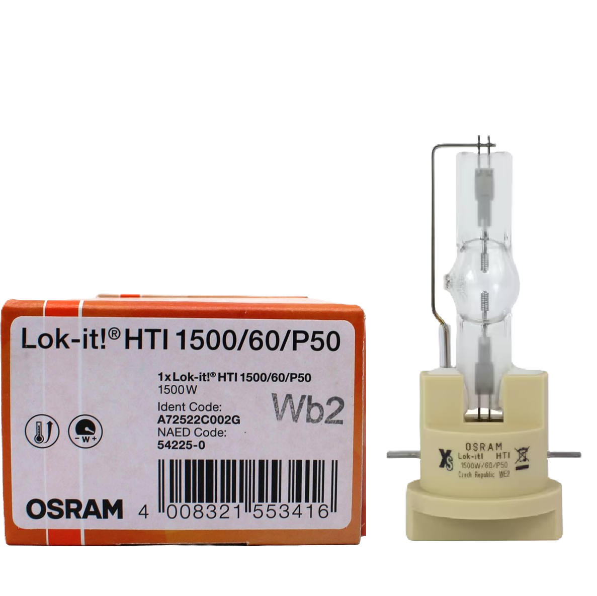 Foco Hti Lok It 1500 Lampara Descarga 1500w 60 P50 54225 Osram