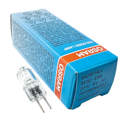 Foco Esb Lampara Halogena Hlx 64250 20w 6v G4 85836 Osram