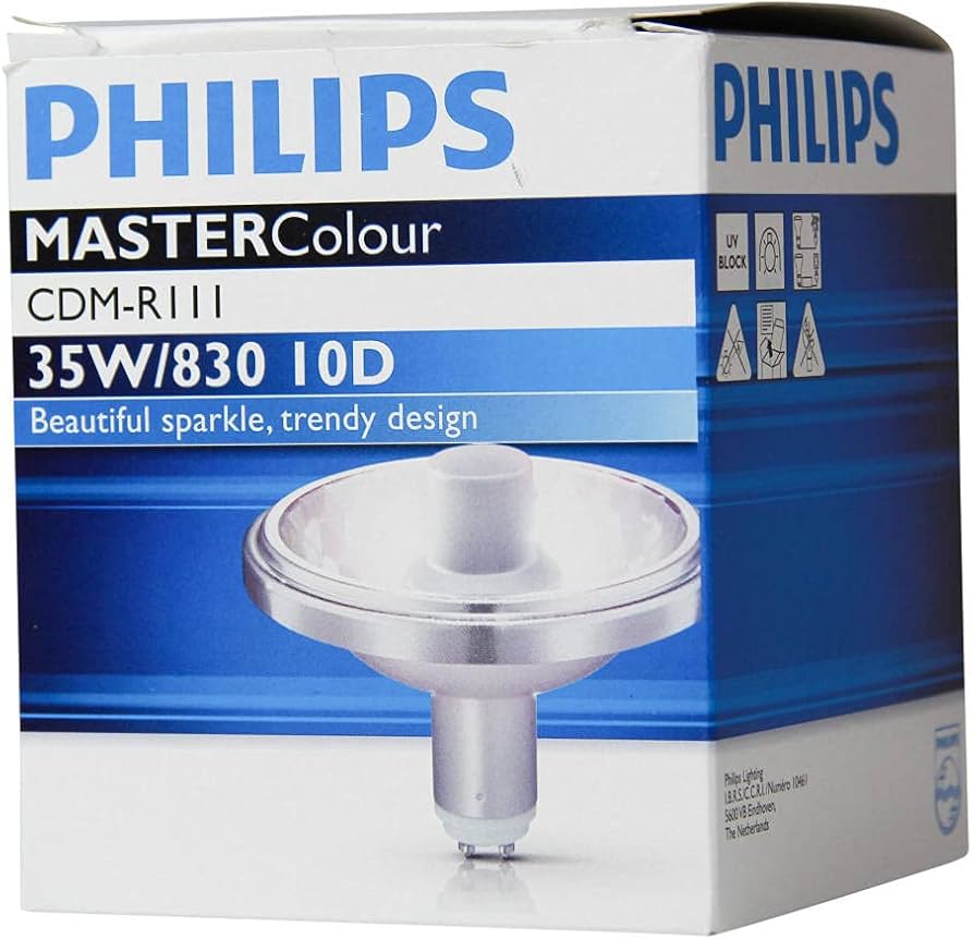 Foco Cdm R111 Elite Lampara Descarga 35w 10D Gx8.5 Philips