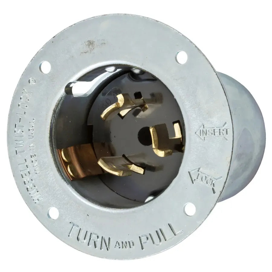 Conector Receptaculo Twist Lock Macho 50a 125-250v CS6375 Hubbell