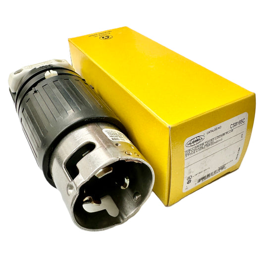 Conector Clavija Twist Lock Macho 50a 480v CS8165C Hubbell