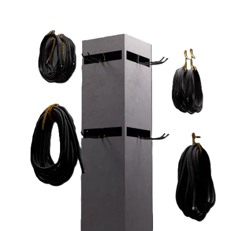 Cinturon Sujetador y Organizador de cables Amarillo CT-20-YW Cord-Tie
