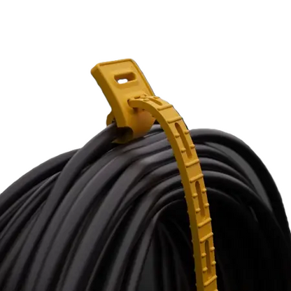 Cinturon Sujetador y Organizador de cables Amarillo CT-20-YW Cord-Tie
