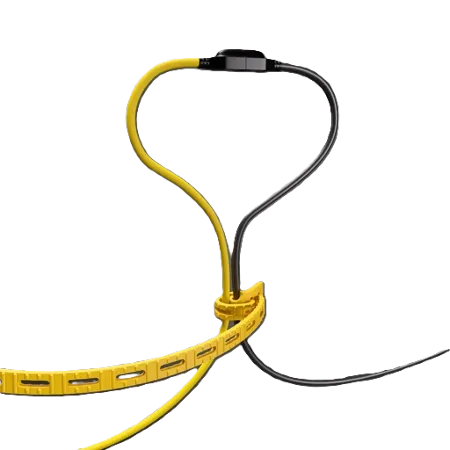 Cinturon Sujetador y Organizador de cables Amarillo CT-20-YW Cord-Tie