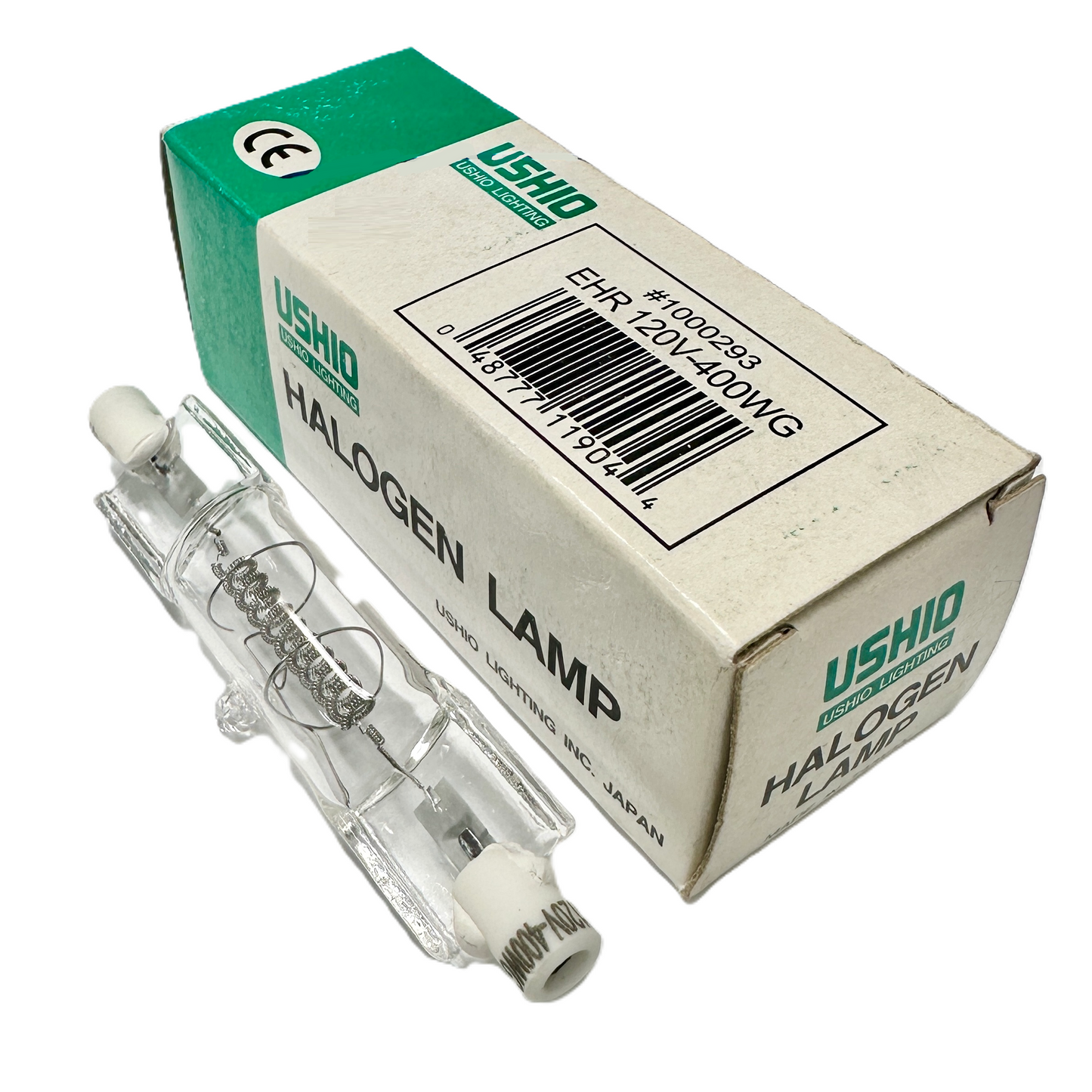 Foco EHR Lampara Halogena JPD Q400T4/CL 400w 120v R7S 1000293 Ushio