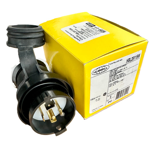 Conector Clavija Twist Lock Macho 20a 125-208v L21-20P HBL2511SW Hubbell