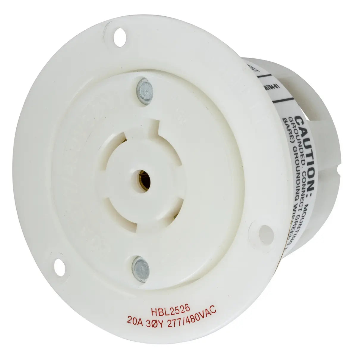 Conector Receptaculo Twist Lock Hembra 20a 277-480v L22-20R HBL2526 Hubbell