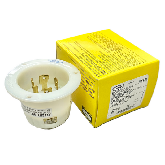 Conector Receptaculo Twist Lock Macho 30a 250v L15-30P HBL2725 Hubbell