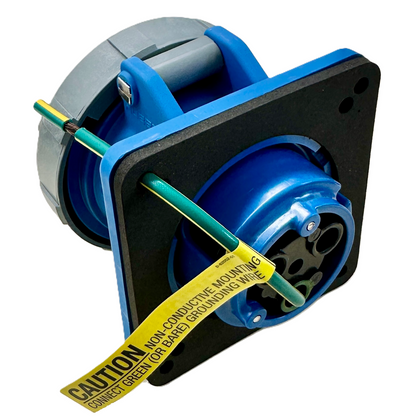 Conector Receptaculo Pin and Sleeve Chasis Hembra 30a 250v HBL330R6W Hubbell