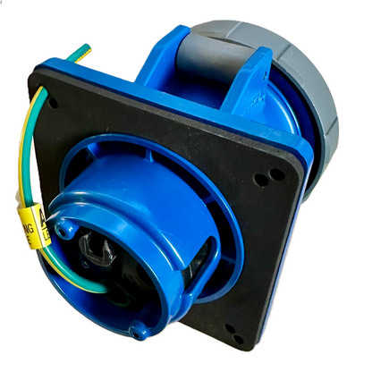 Conector Receptaculo Pin and Sleeve Chasis Hembra 60a 250v HBL360R6W Hubbell