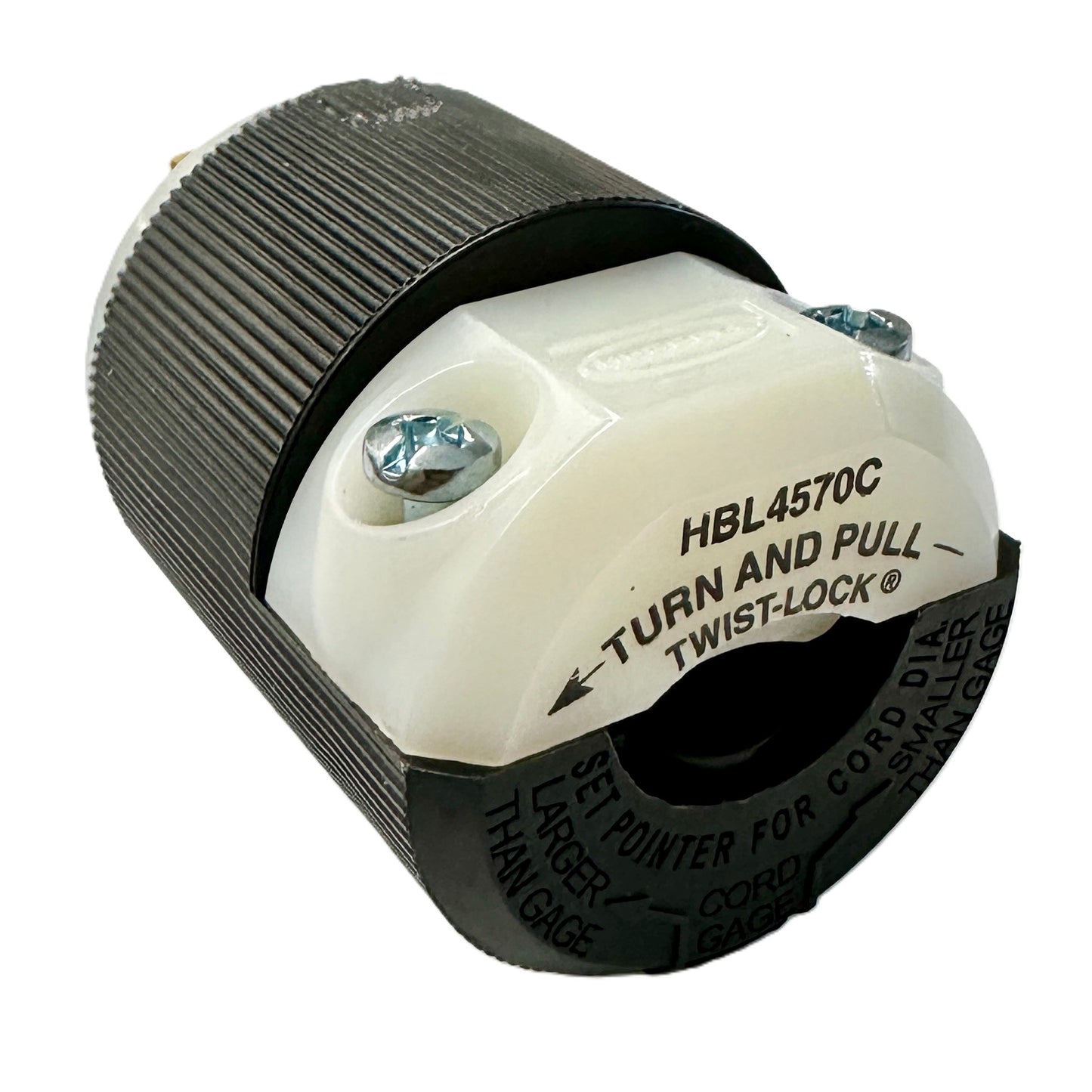Conector Clavija Twist Lock 15a 250v L6-15P HBL4570C Hubbell