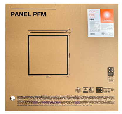 Foco Led Panel PFM 36w 100-277v 60 x 60cm Blanco Neutro 91048 Ledvance