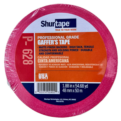 Cinta Gaffer Tape Mate 2 Pulgadas (48 Milimetros Mm) X 50 Metros Mt Rojo Shurtape