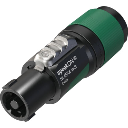 Conector Speakon Hembra Linea Cable 4 Polos NL4FX - NL4FXX-W-S Neutrik