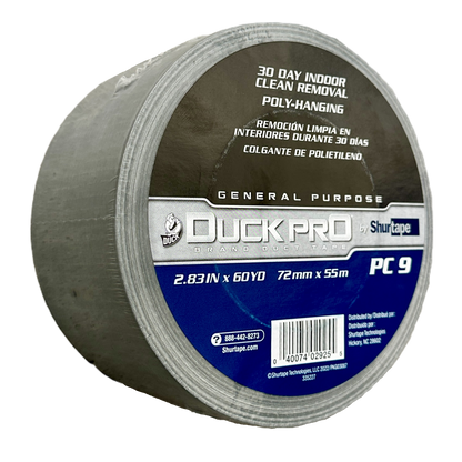 Cinta Ducto 3 Pulgadas 72mm x 54Mt Duct Tape Gris PC9 Shurtape