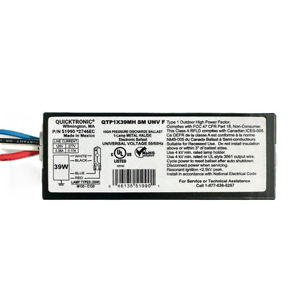 Balastro Foco Descarga QTP1x39MH/SM UNV F CDM-HCI 35w a 39w Philips