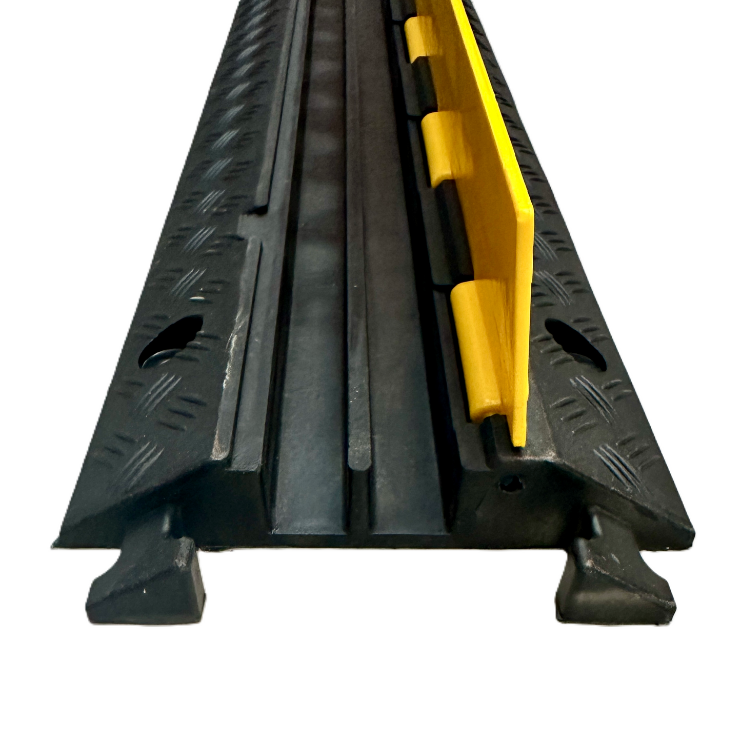 Protector Cable Piso 2 Canales 6 Toneladas Ton para Cable con Asa Yellow Jacket SIS-PC-2A AZPro