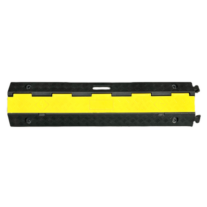 Protector Cable Piso 2 Canales 6 Toneladas Ton para Cable con Asa Yellow Jacket SIS-PC-2A AZPro