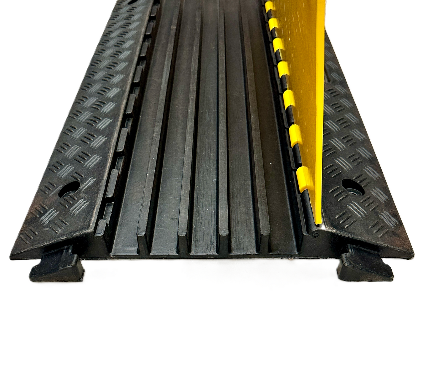 Protector Cable Piso 5 Canales 9 Toneladas Ton Para Cable con Asa Yellow Jacket SIS-PC-5A AZPro