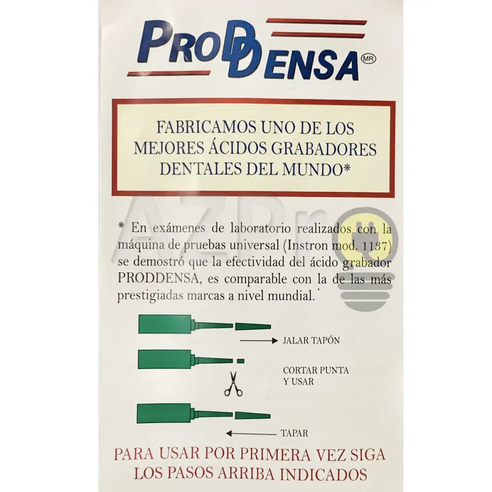 Acido Grabador En Gel 12 Gramos Proddensa Economía E Industria > Productos Médicos Equipo Médico