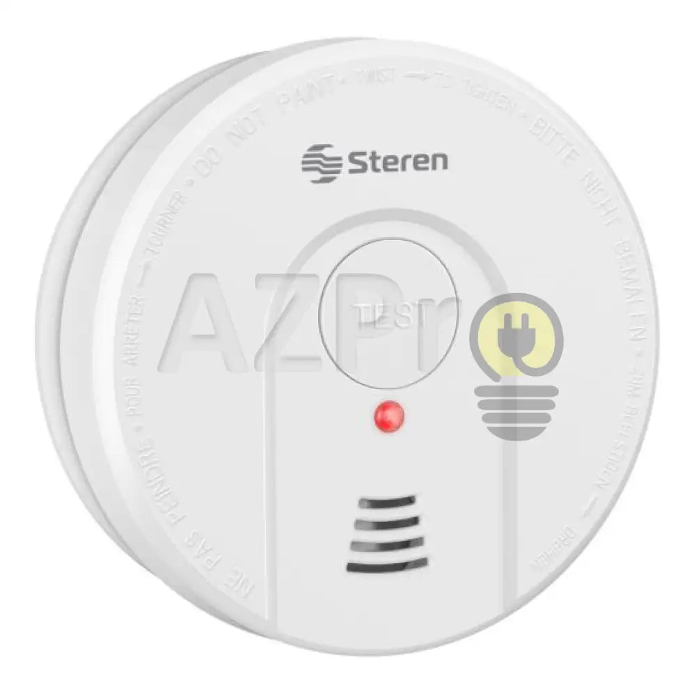 Alarma De Humo Con Zumbador Sensor Detector Steren Electrónica > Audio Equipos Para Escenario