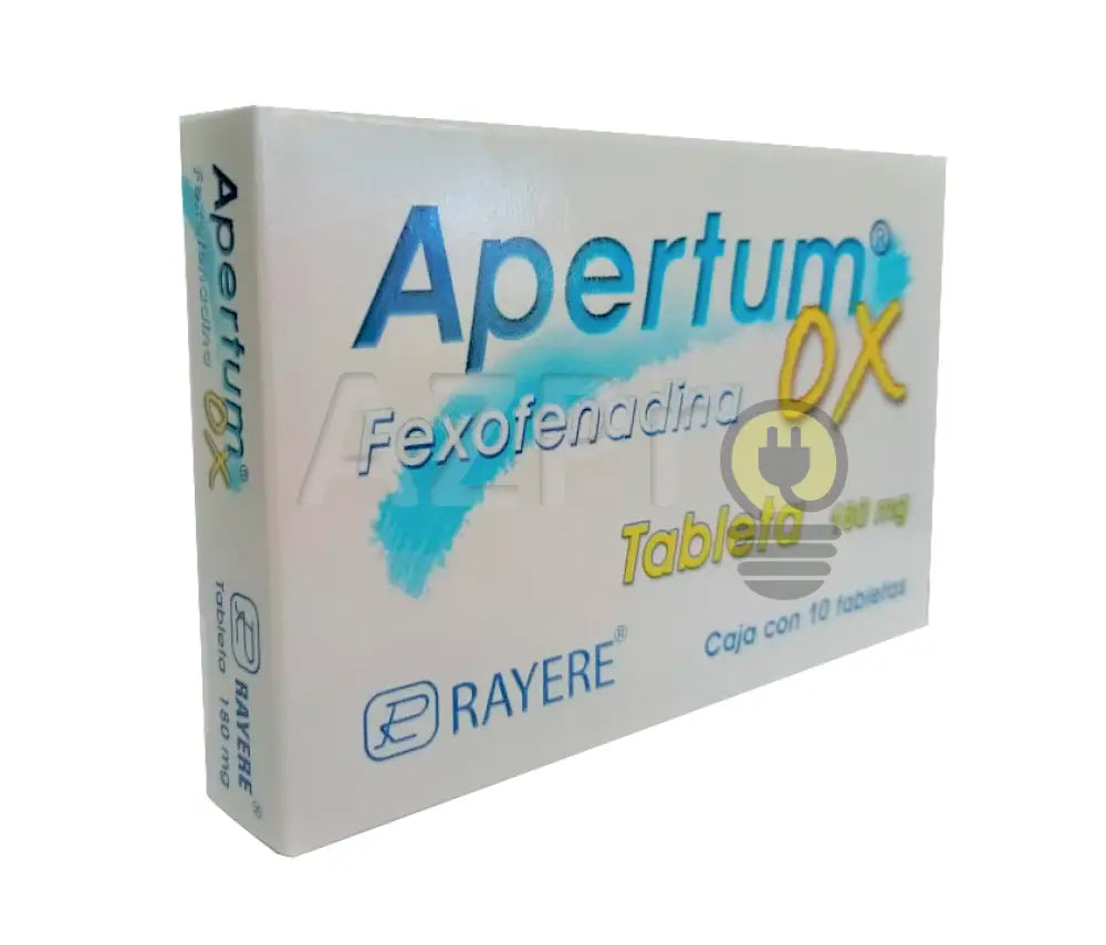 Apertum Fexofenadina 10 Tabletas 180Mg Tratamiento Alergias Rayere Economía E Industria > Productos