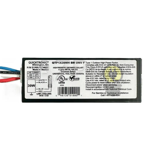 Balastro Foco Descarga QTP1x39MH/SM UNV F CDM-HCI 35w a 39w Osram Electrónica > Audio > Equipos para escenario