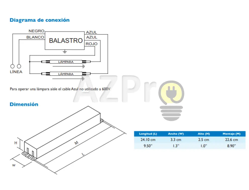 Balastro Tubo T8 Germicida 120V 15W-17W-25W-30W-32W Philips Economía E Industria > Productos Médicos