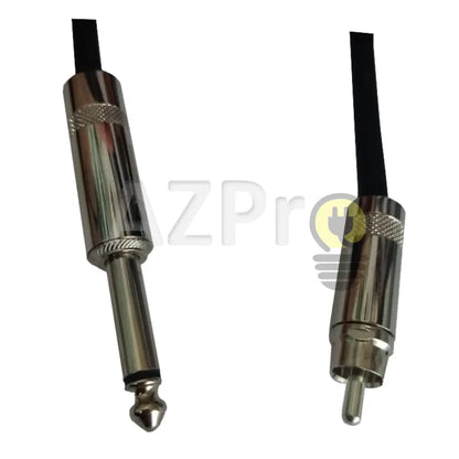 Cable De Audio Plug Rca A 6.3 Ts 3Mt 10P Rcap American Electrónica > Equipos Para Escenario