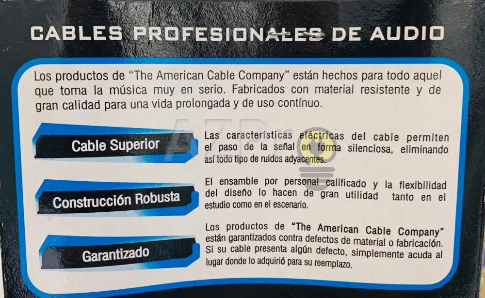 Cable De Audio Plug Rca A 6.3 Ts 3Mt 10P Rcap American Electrónica > Equipos Para Escenario
