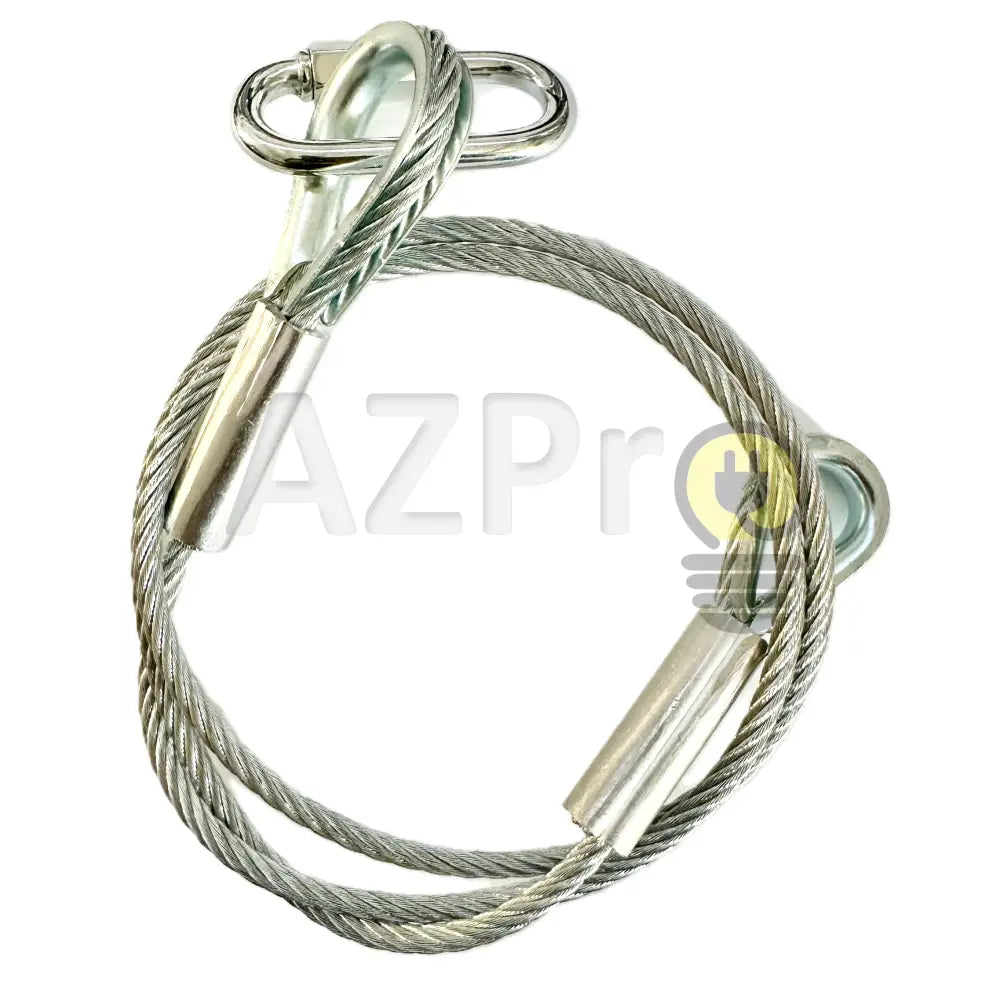 Cable de Seguridad de Acero Inoxidable con Gancho 1Mt Largo 5mm Diametro Soporte 50Kg SW-03 Kupo - Electrónica > Audio