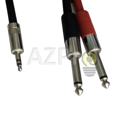 Cable Divisor Plug 3.5 A 2 6.3 1.8Mt 6P Yp2Ts American Electrónica > Audio Equipos Para Escenario