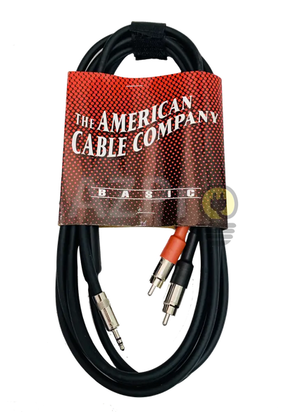 Cable Divisor Plug 3.5 A 2 Rca 3Mt 10P Yp2Rc American Electrónica > Audio Equipos Para Escenario