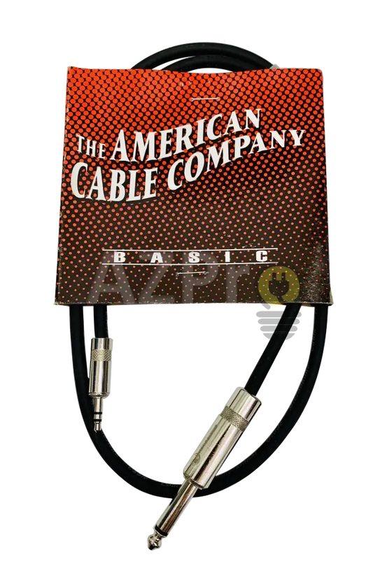 Cable Plug 6.3 Ts A 3.5 Trs 1.8Mt Pm6Ps3 American Electrónica > Audio Equipos Para Escenario