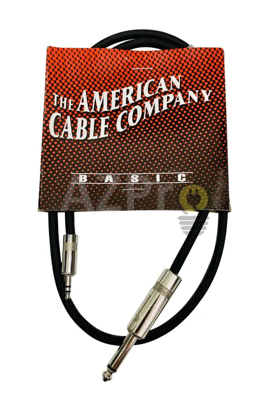Cable Plug 6.3 Ts A 3.5 Trs 90Cm Pm6Ps3 American Electrónica > Audio Equipos Para Escenario