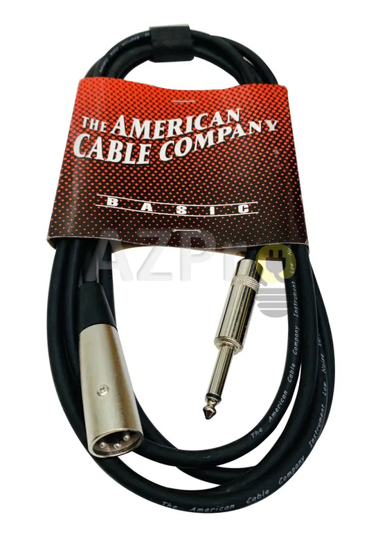 Cable Snake Xlr Macho-Plug 6.3 Ts 3Mt Xmis-Pm American Electrónica > Audio Equipos Para Escenario