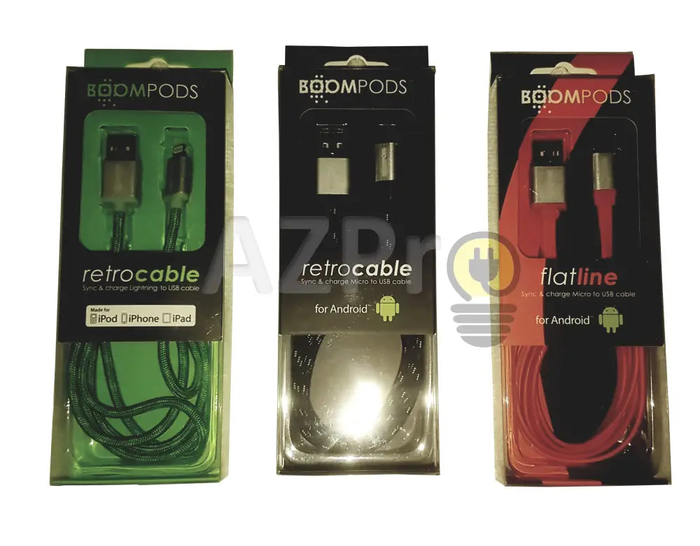 Cable Usb Cargador Android 1 Metro Boompods Electrónica > Audio Equipos Para Escenario