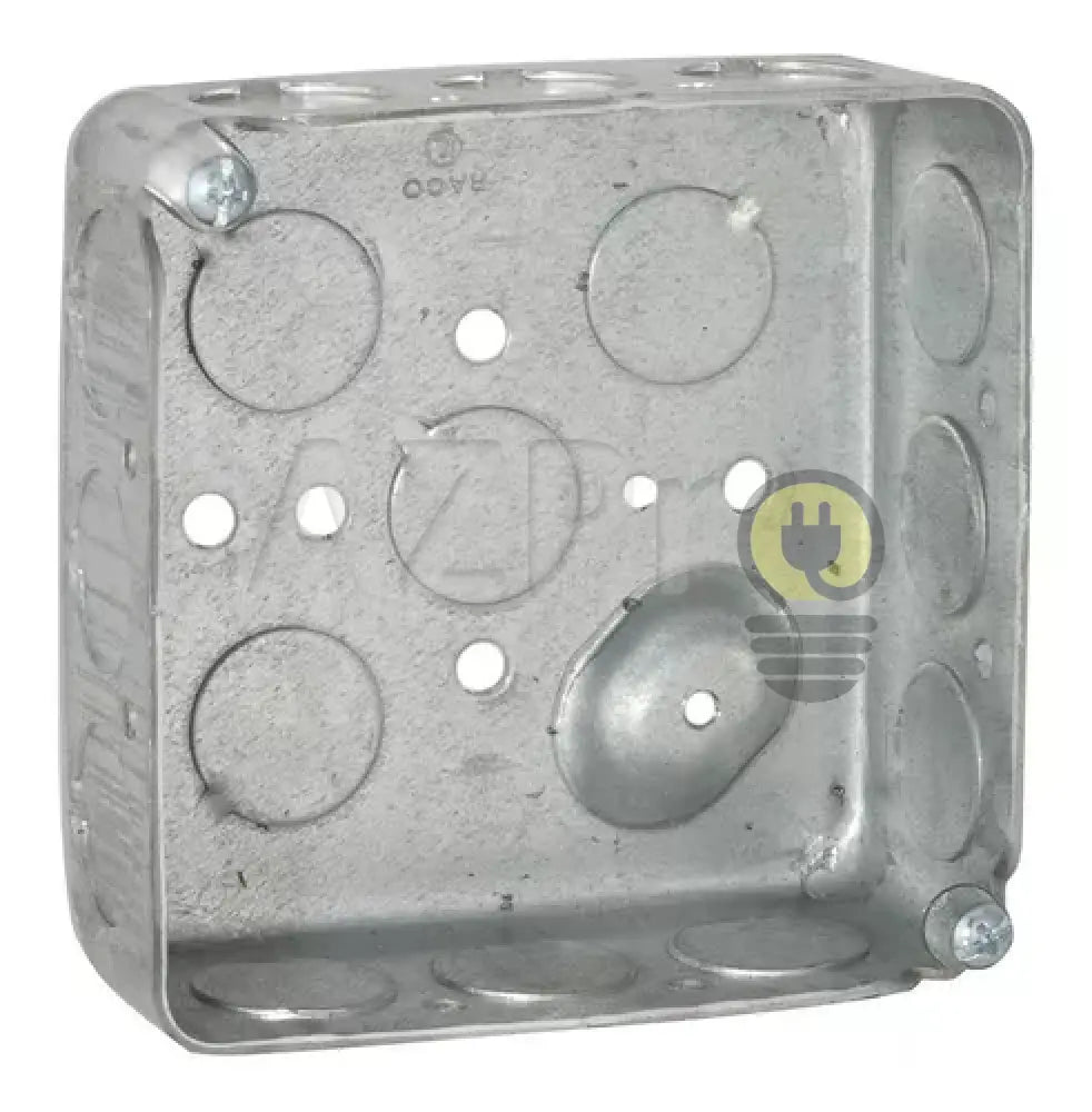 Caja Raco Caja Metalica Raco 190 Chalupa Cuadrada 16 Knockouts Hubbell – AZPro