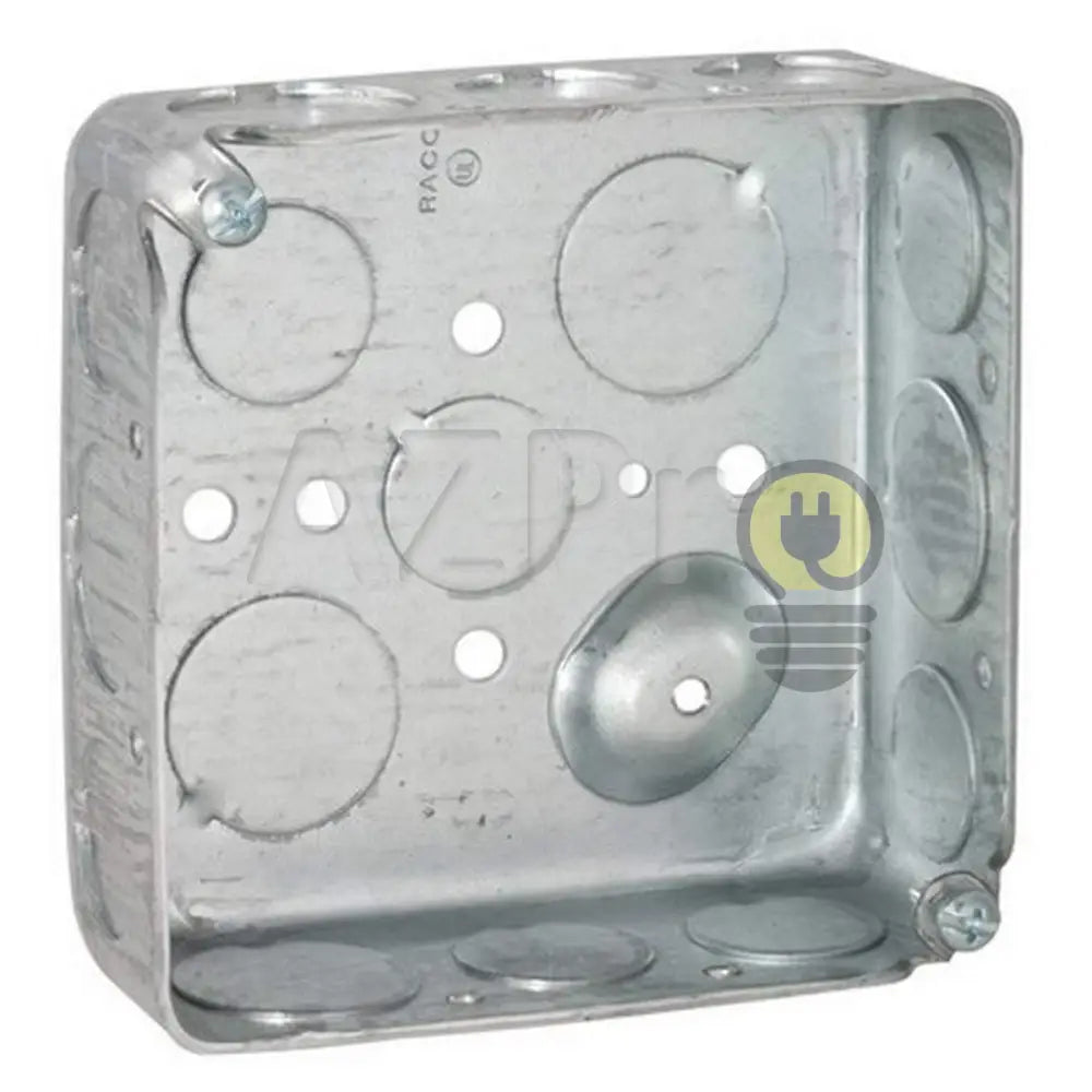 Caja Metalica Raco 192 Chalupa Cuadrada 16 Knockouts Hubbell – AZPro
