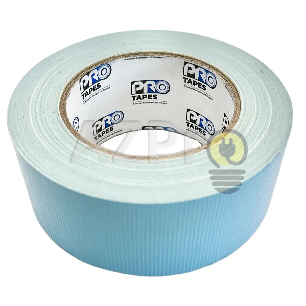 Cinta Doble Cara De Tela 2 Pulgadas (48 Milimetros Mm) x 23 Metros Mt Double Sided Blanco Liner Azul PRO500B Protapes