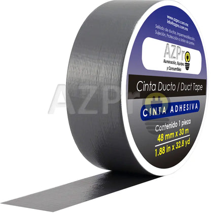 Cinta Ducto 2 Pulgadas (48 Milimetros Mm) X 30 Metros Mt Duct Tape Azpro Electrónica > Audio Equipos
