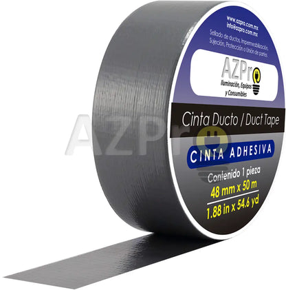 Cinta Ducto 2 Pulgadas (48 Milimetros Mm) X 50 Metros Mt Duct Tape Azpro Electrónica > Audio Equipos