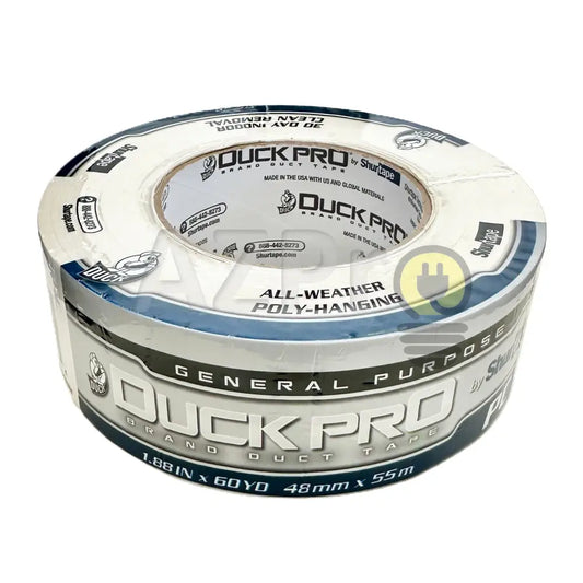 Cinta Ducto 2 Pulgadas 48mm x 54Mt Duct Tape Duck Pro PC9 Blanco Shurtape Electrónica > Audio > Equipos para escenario