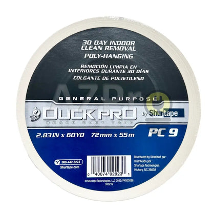 Cinta Ducto 3 Pulgadas 72mm x 54Mt Duct Tape Blanca PC 600 WH3 Shurtape Electrónica > Audio > Equipos para escenario