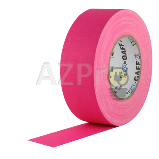 Cinta Gaffer Tape Fluorescente 2 Pulgadas (48 Milimetros Mm) X 46 Metros Mt Rosa Protapes Progaff