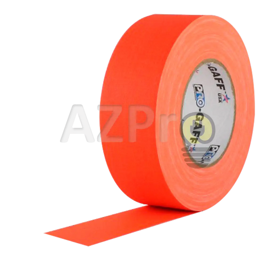 Cinta Gaffer Tape Fluorescente 2 Pulgadas (48 Milimetros Mm) X 46 Metros Naranja Mt Protapes Progaff