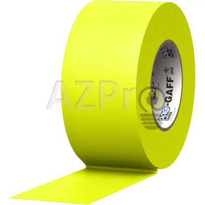 Cinta Gaffer Tape Fluorescente 3 Pulgadas (72 Milimetros Mm) X 46 Metros Mt Amarillo GAFF3FLYW Protapes Progaff
