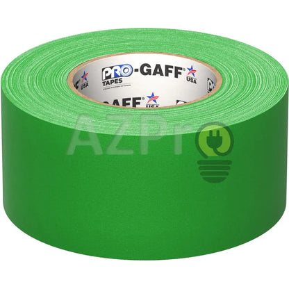 Cinta Gaffer Tape Fluorescente 3 Pulgadas (72 Milimetros Mm) X 46 Metros Mt Verde GAFF3FLGN Protapes Progaff